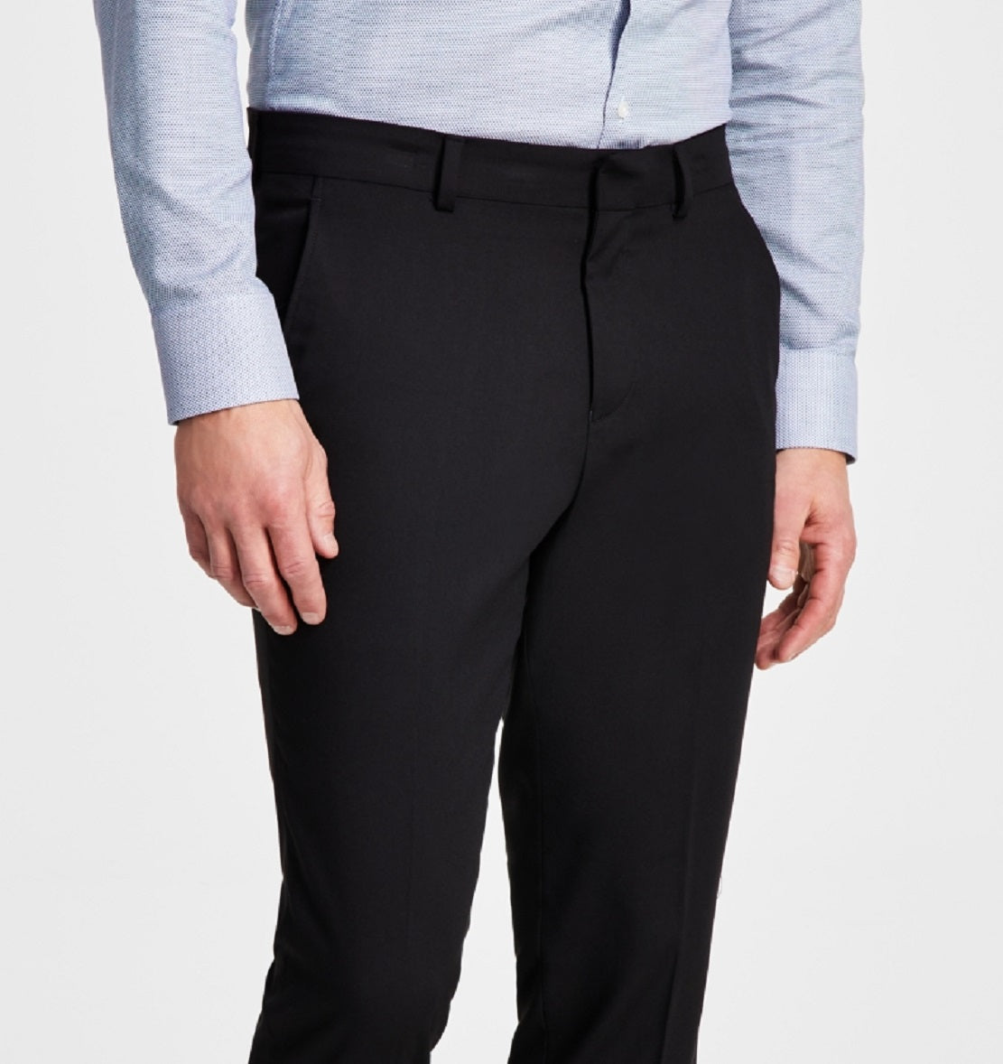 Kenneth Cole Reaction Men's Separate Slim Fit Pants Black Size 38X30