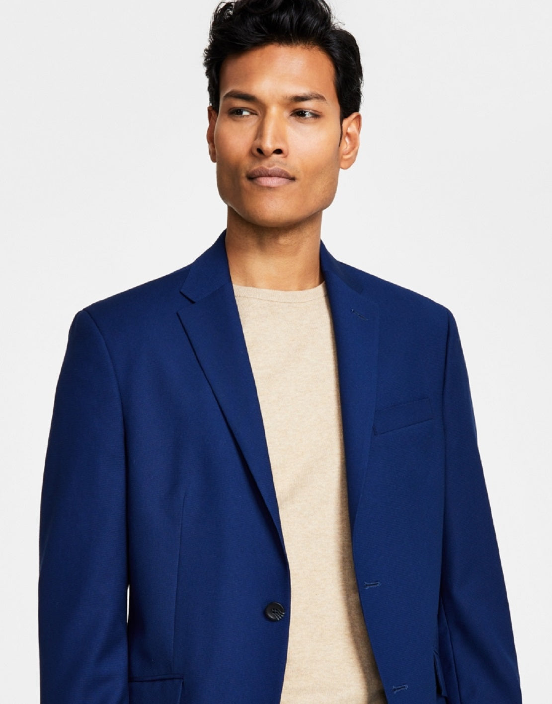 Kenneth Cole Reaction Men's Separate Slim Fit Suit Jacket Blue Size 40