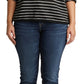 Silver Jeans Co. Women's Suki Mid Rise Straight Jeans Blue Size 20W