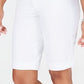 Charter Club Women's Tummy Control Chino Shorts White Size 10
