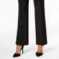 JM Collection Women's Extended Tab Trousers Dark Blue Size 2 PS