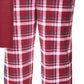 Isotoner Signature Men's Sleep Thermal Top Pant Set Red Size X-Large
