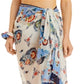 Echo Women's Floral Bandana Pareo & Scrunchie Set Blue Size Regular