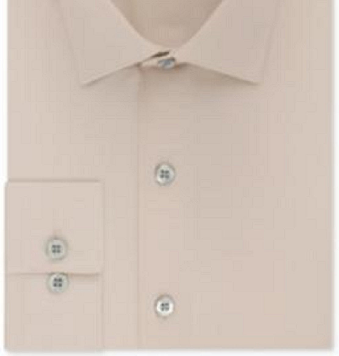 Kenneth Cole Men's Slim Fit Solid Dress Shirt Brown Size M