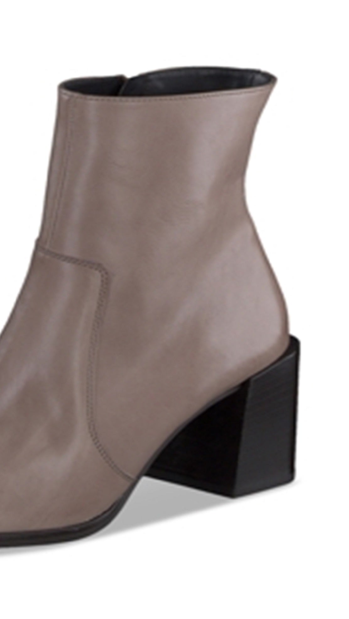 Paul Green Women's Olivia Square Toe Block Heel Booties Brown Size 9 M
