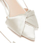 Kate Spade New York Women's Marseille Bow Pointed Toe Slingback Pump White Size 8 B