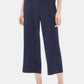 Eileen Fisher Women's Silk Wide Leg Cropped Pants Blue Size X-Small