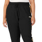 Fila Women's Clover Mid Rise Drawstring Jogger Black Size 3X