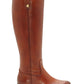 INC International Concepts Women's Fawne Riding Leather Boots Brown Size 10 M