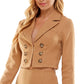 Kingston Junior's 2 Pc Blazer & Skirt Set Brown Size Large