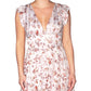 Rachel Roy Women's Elaine Floral Print Tiered Maxi Dress Pink Size 10