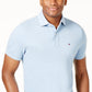 Tommy Hilfiger Men's Custom Fit Polo Blue Size Large