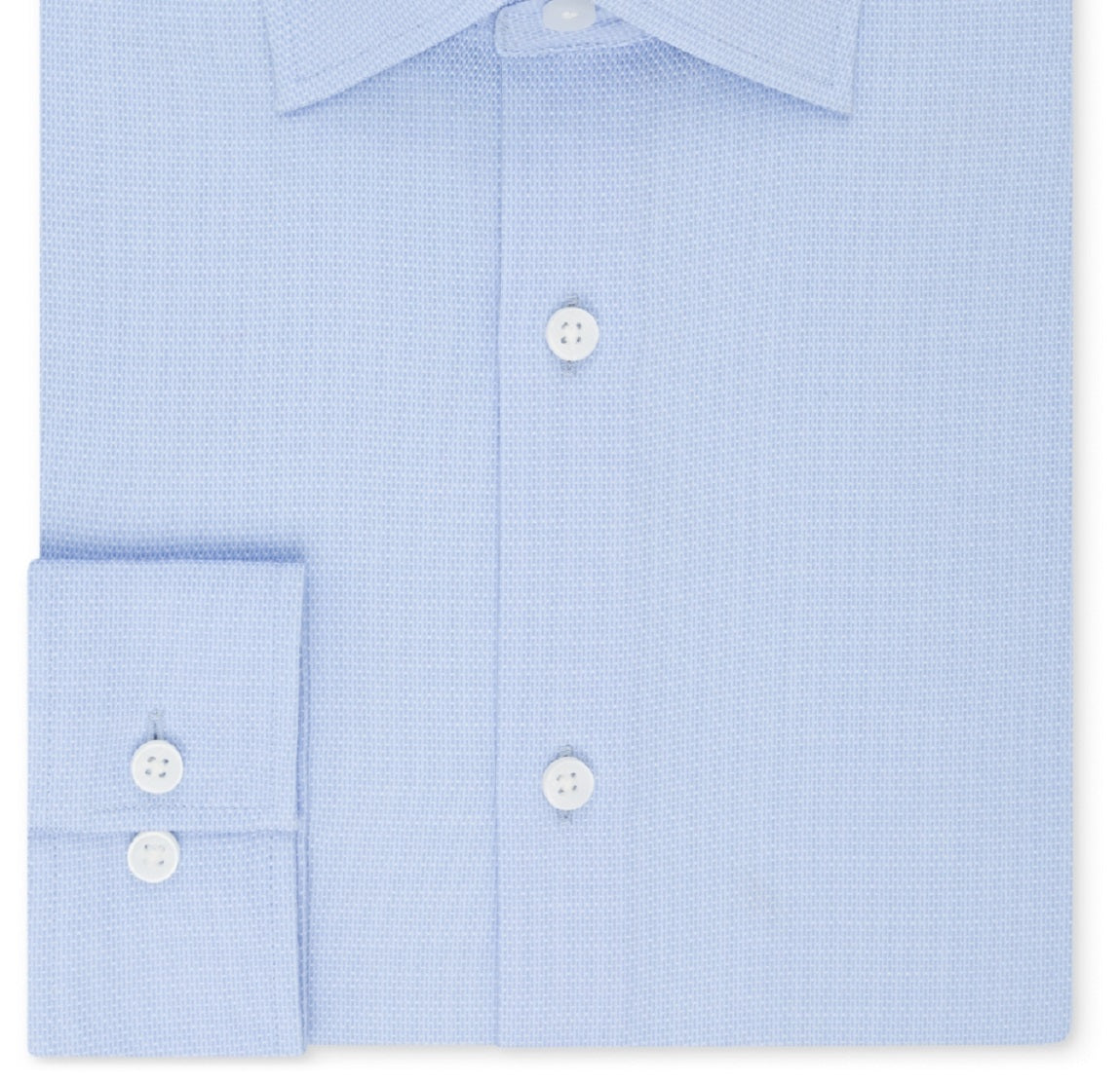 Michael Kors Men's Regular Fit Airsoft Non Iron Dress Shirt Blue Size 16.5X32X33