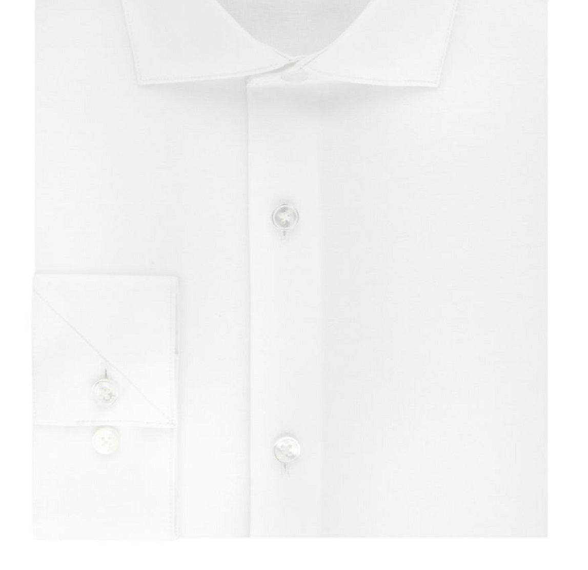 Calvin Klein Men's Slim Fit Non Iron Stretch Dress Shirt White Size 16X32X33
