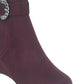 Impo Women's Wide Width Wedge Bootie Purple Size 8 M