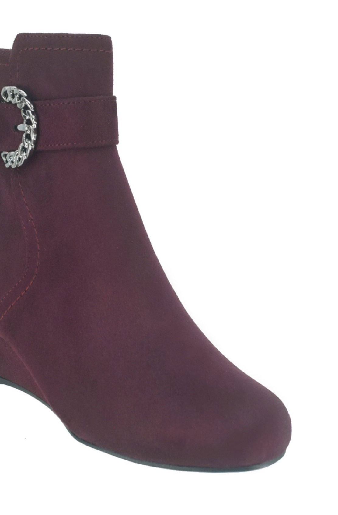 Impo Women's Wide Width Wedge Bootie Purple Size 8 M
