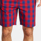 Nautica Men's Cotton Plaid Pajama Shorts Pink Size X-Large