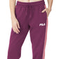 Fila Women's Vigor Mid Rise Colorblocked Fleece Joggers Purple
