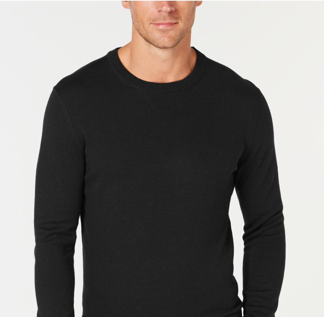Club Room Men's T-Shirt Black Size Small