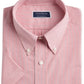 Club Room Men's Button Down Pinstriped Performance Shirt Red Size 18
