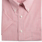 Club Room Men's Button Down Pinstriped Performance Shirt Red Size 18
