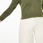 Charter Club Women's V Neck Cashmere Sweater Green Size Medium