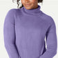 Karen Scott Women's Turtleneck Sweater Purple Size Large