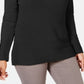 Karen Scott Women's Cotton Boat Neck Sweater Black Size XX-Large