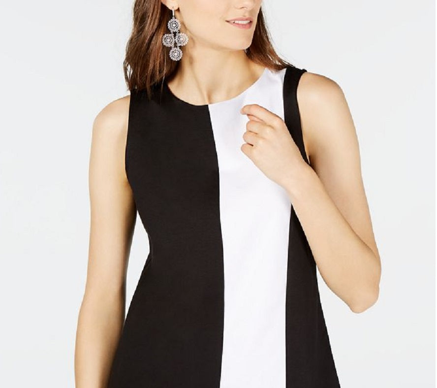 INC International Concepts Women's Colorblocked Top Black Size XX-Large