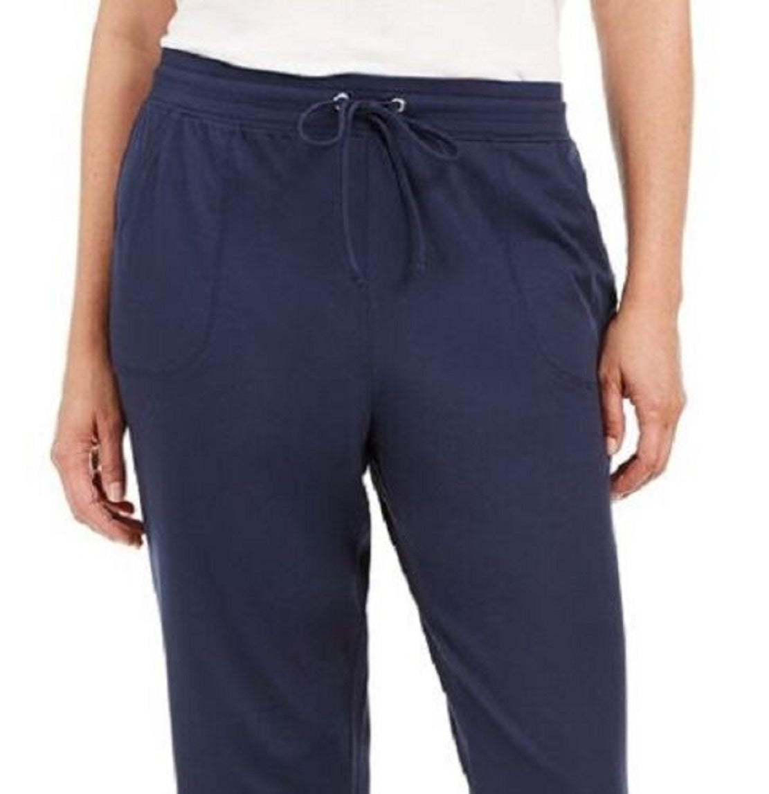 Karen Scott Women's Sport Sweatpants Blue Size XX-Large