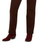 Style & Co Women's Curvy Fit Straight Leg Jeans Brown Size 14