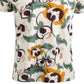 American Rag Men's Floral Print Crew Neck T-Shirt Brown Size XX-Large