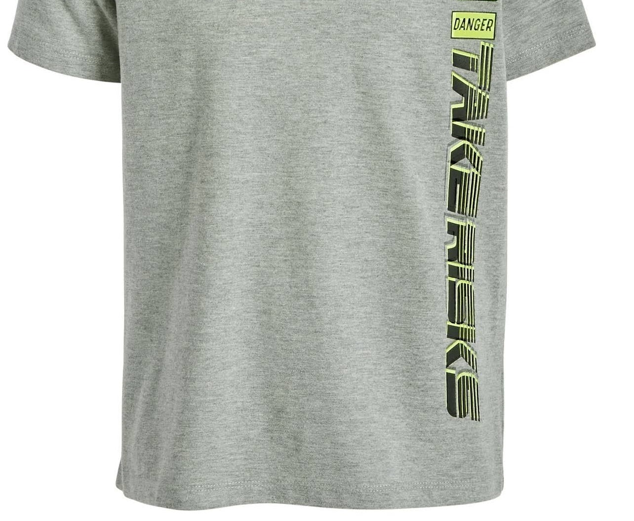 ID Ideology Big Boy's Graphic Print T-Shirt Gray Size Medium