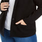 Charter Club Women's Cotton Blazer Sweater Black Size 1X