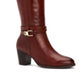 Giani Bernini Womens Leather Closed Toe Knee High Fashion Boots Brown Size 7.5 M