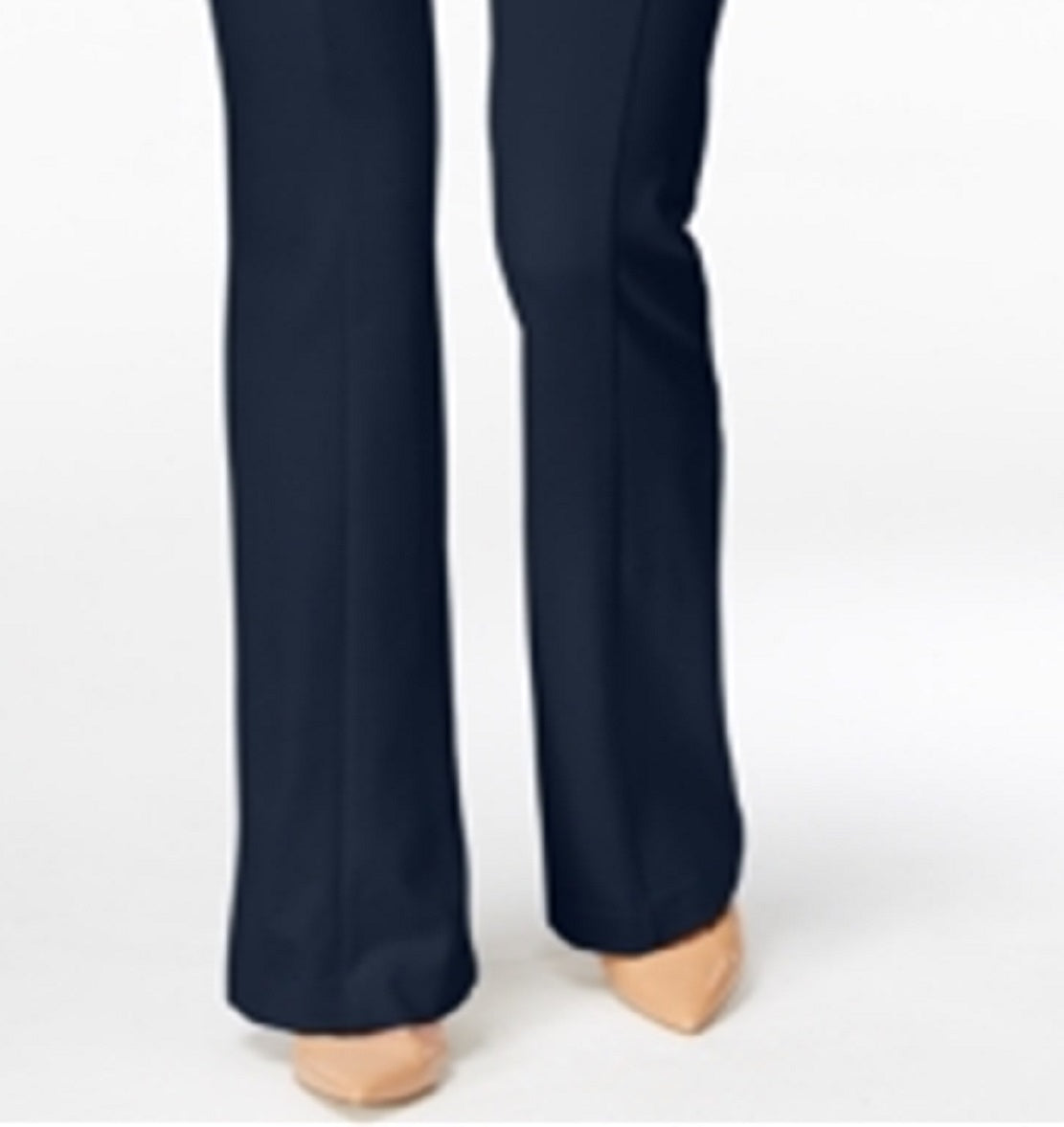 INC International Concepts Women's High Waist Bootcut Pants Blue Size 16