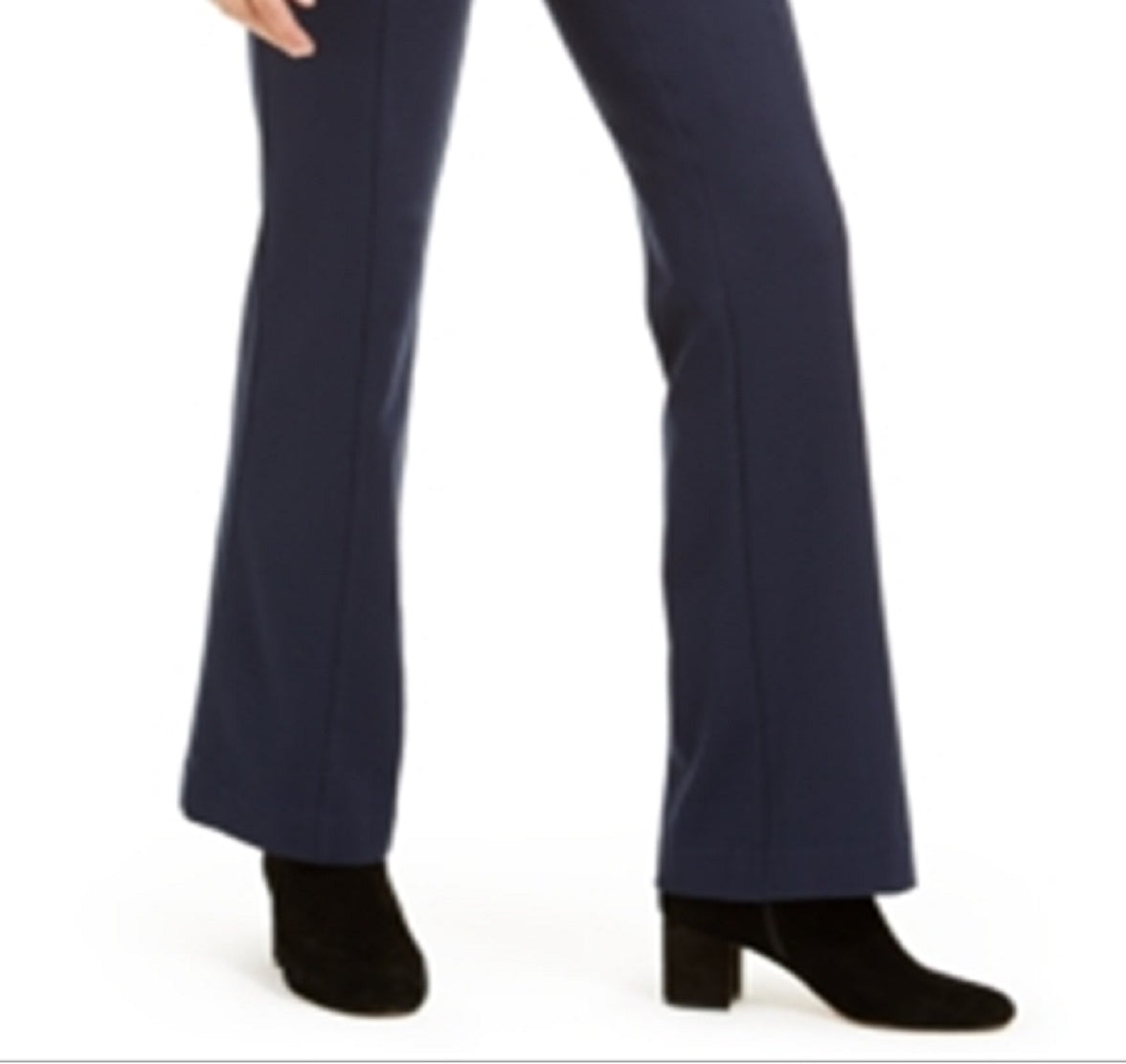 INC International Concepts Women's High Waist Curvy Fit Bootcut Pants Blue Size 0