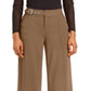 INC International Concepts Women's Solid Wide Leg Wear to Work Pants Brown Size 6