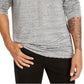 Alfani Men's Crewneck Crinkled T-Shirt Gray Size XX-Large