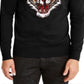INC International Concepts Men's Rawr Hooded Sweater Black Size Large
