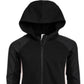 ID Ideology Big Girl's Pieced Zip Up Hoodie Black Size Small