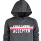 ID Ideology Big Girl's Graphic Print Hoodie Grey Size Medium