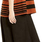 Alfani Women's Faux Suede Scuba MIDI Skirt Black Size 10