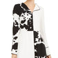 Alfani Women's Colorblocked Fit & Flare Dress Black Size 14