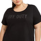 Ideology Plus Active Graphic T-Shirt Black Size 3X