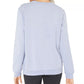 Karen Scott Women's Floral-Print Fleece Top Blue Size Small