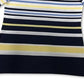 Karen Scott Women's Striped Elbow Sleeve Top Yellow Size Small