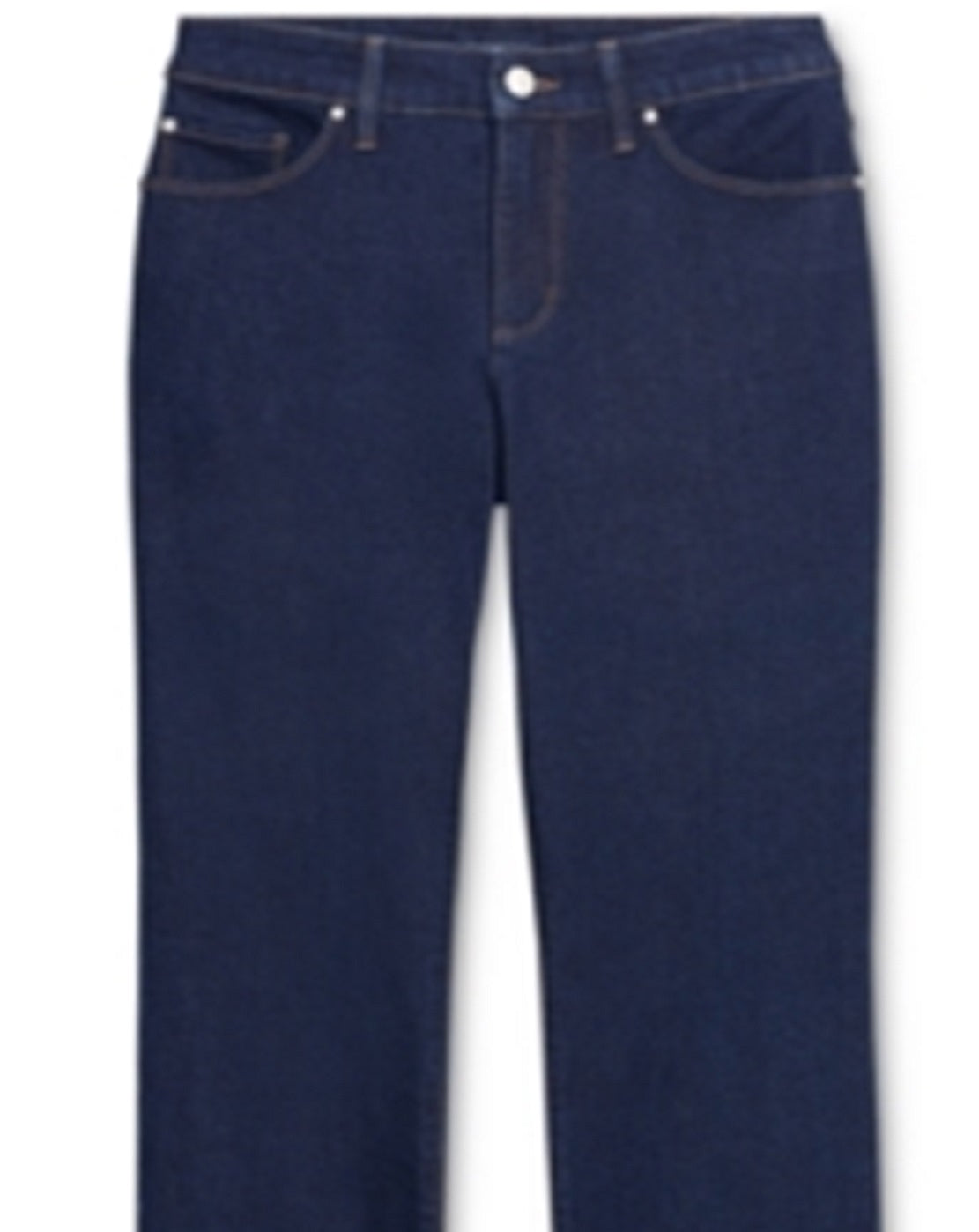 Charter Club Women's Lexington Tummy Control Straight Leg Jeans Blue Size 4