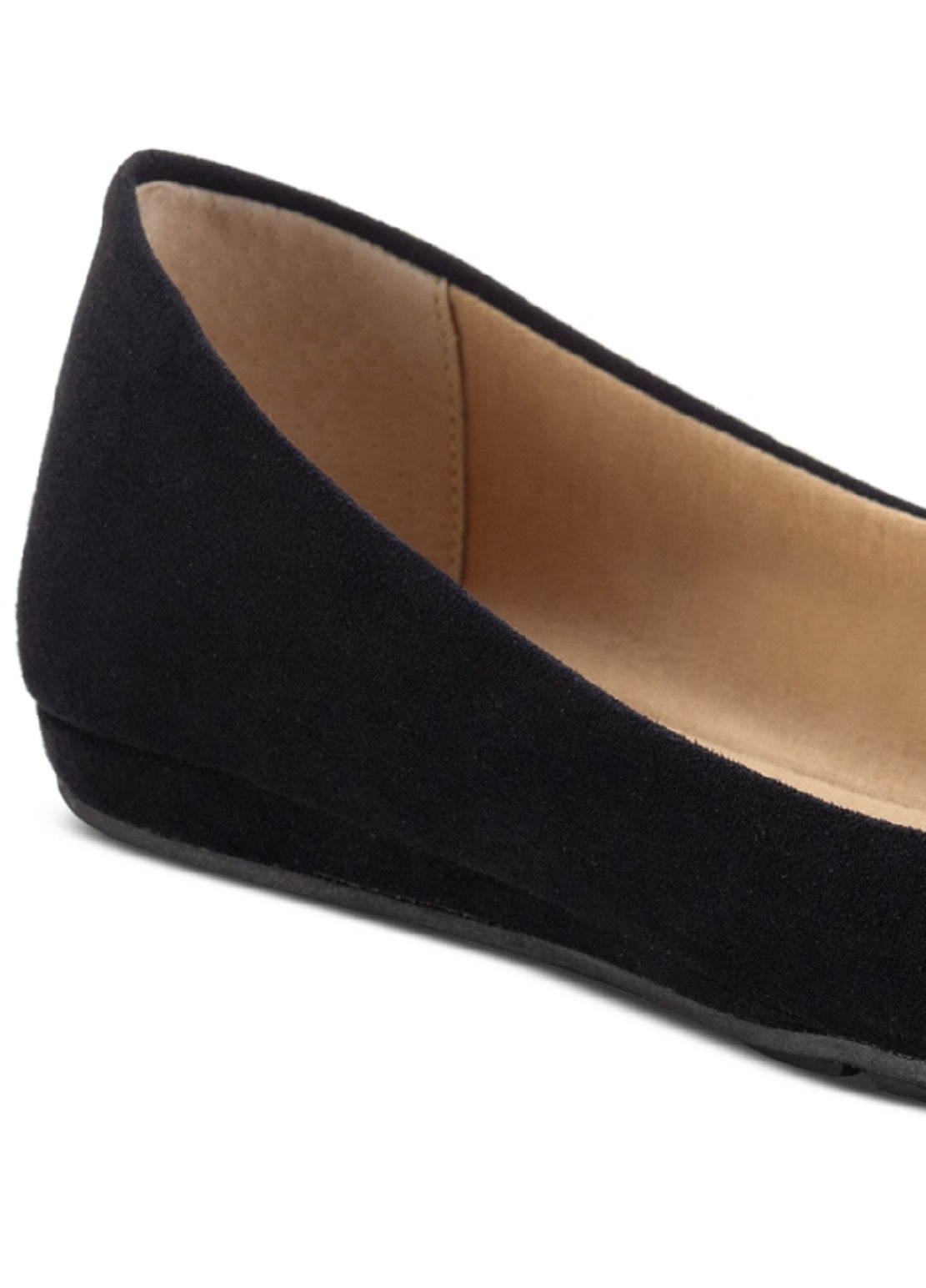 Sun + Stone Women's Eliana Flats Black Size 7.5 W