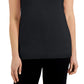 Karen Scott Women's Cotton Scoop Neck Top Black Size XX-Large